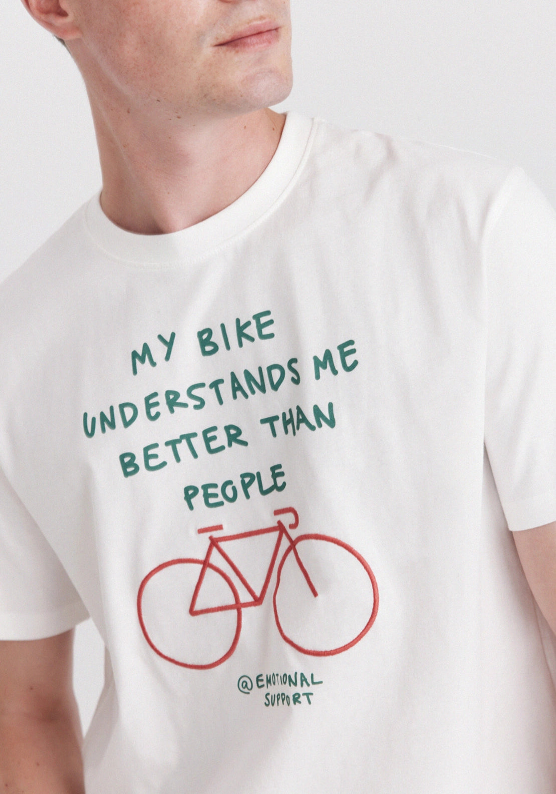 Mi Bike Graphic Tshirt - White