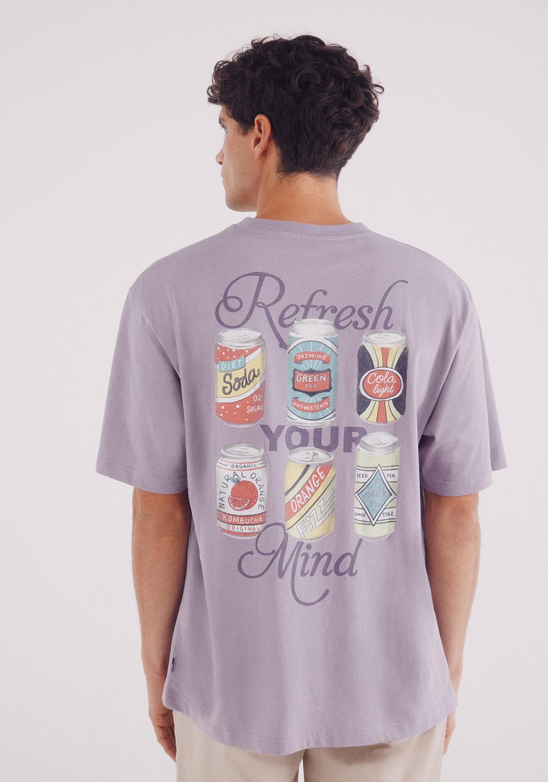 Springfield Refresh T-Shirt - Purple 2 Shaws Department Stores