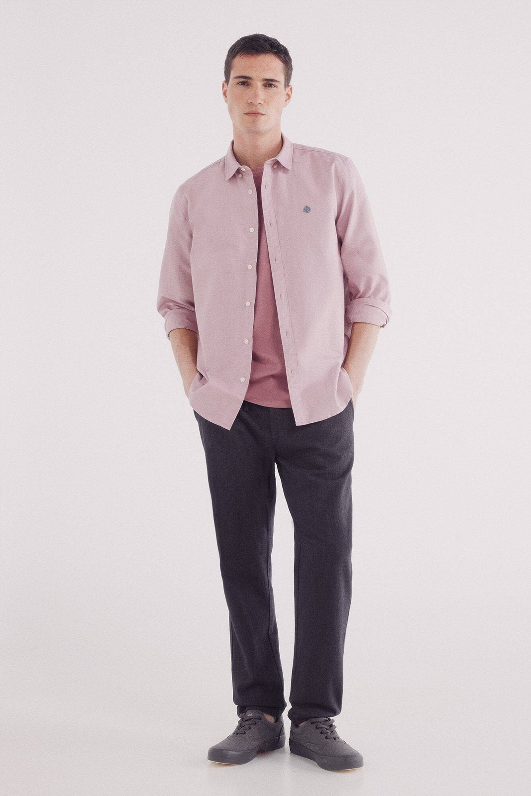 Springfield Oxford shirt - Orange 3 Shaws Department Stores