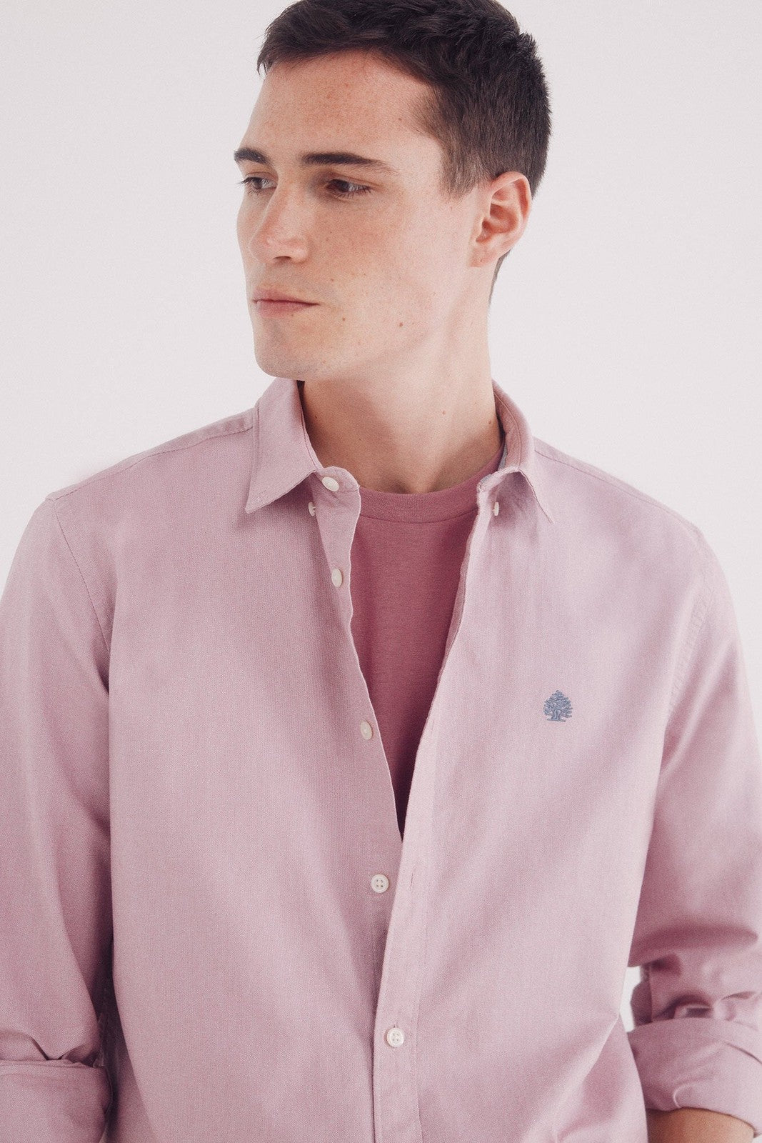 Springfield Oxford shirt - Orange 2 Shaws Department Stores