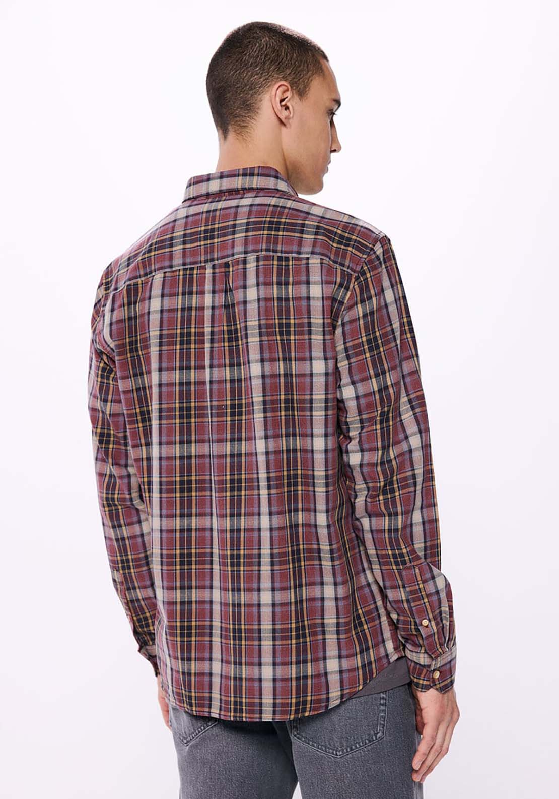Springfield Checked Flannel Shirt - Red 3 Shaws Department Stores