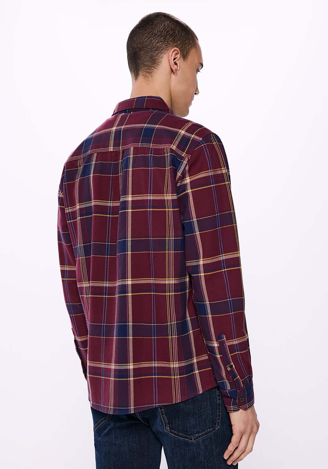 Springfield Checked Shirt - Red 2 Shaws Department Stores