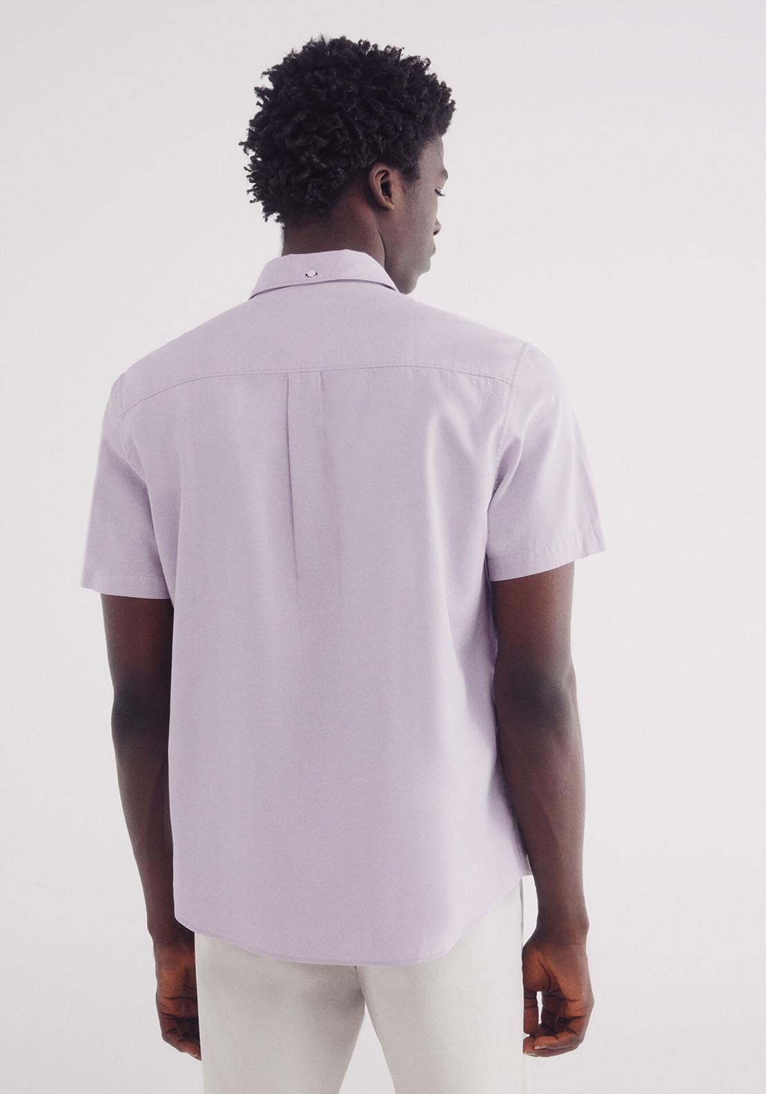 Springfield Short Sleeve Shirt - Fuchsia 2 Shaws Department Stores