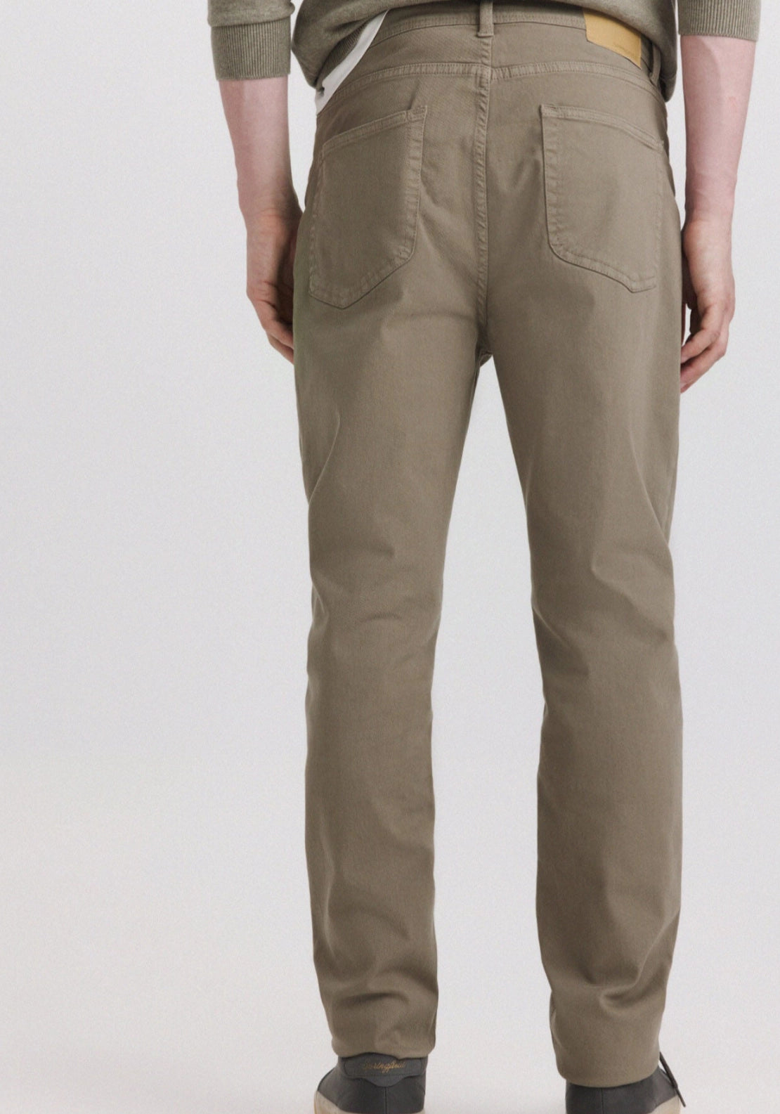Slim Fit 5 Pocket Trousers - Green