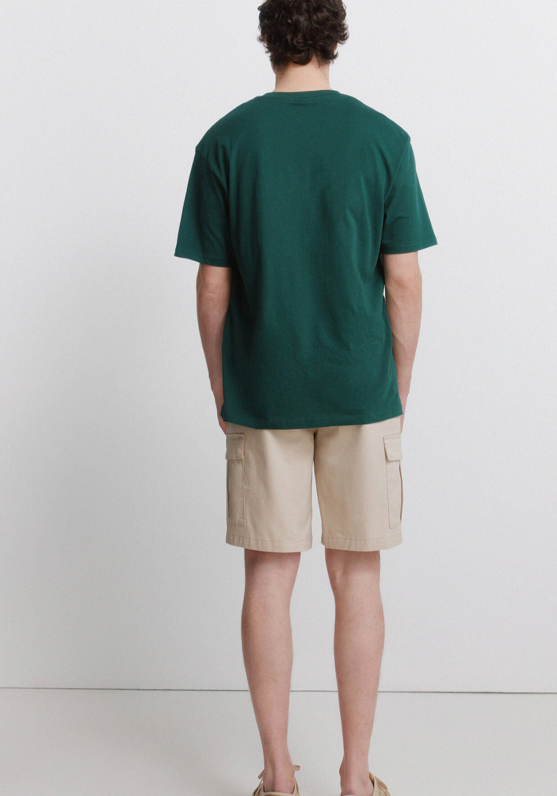 Cargo Bermuda Shorts - Beige