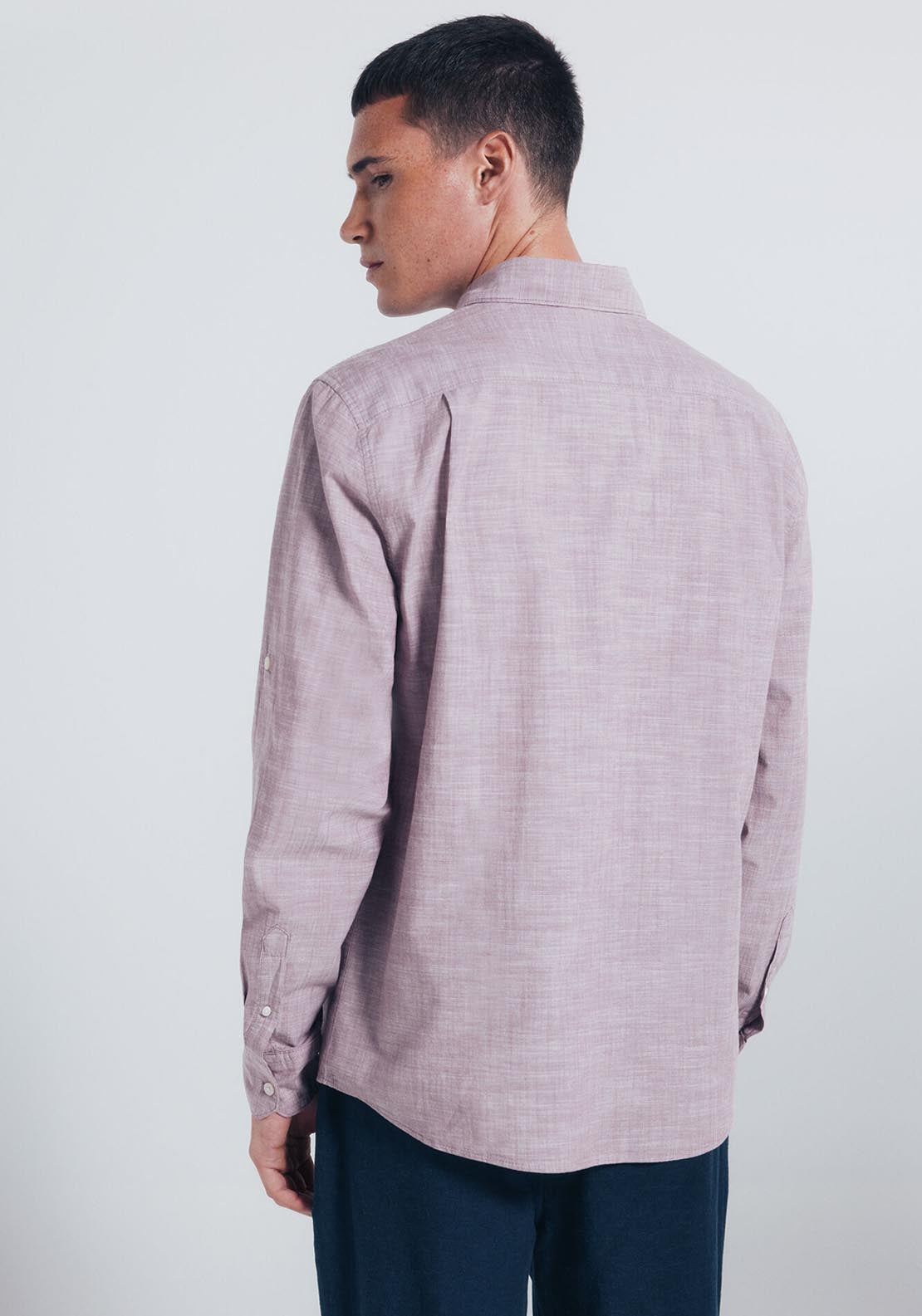 Slub Cotton Shirt - Red