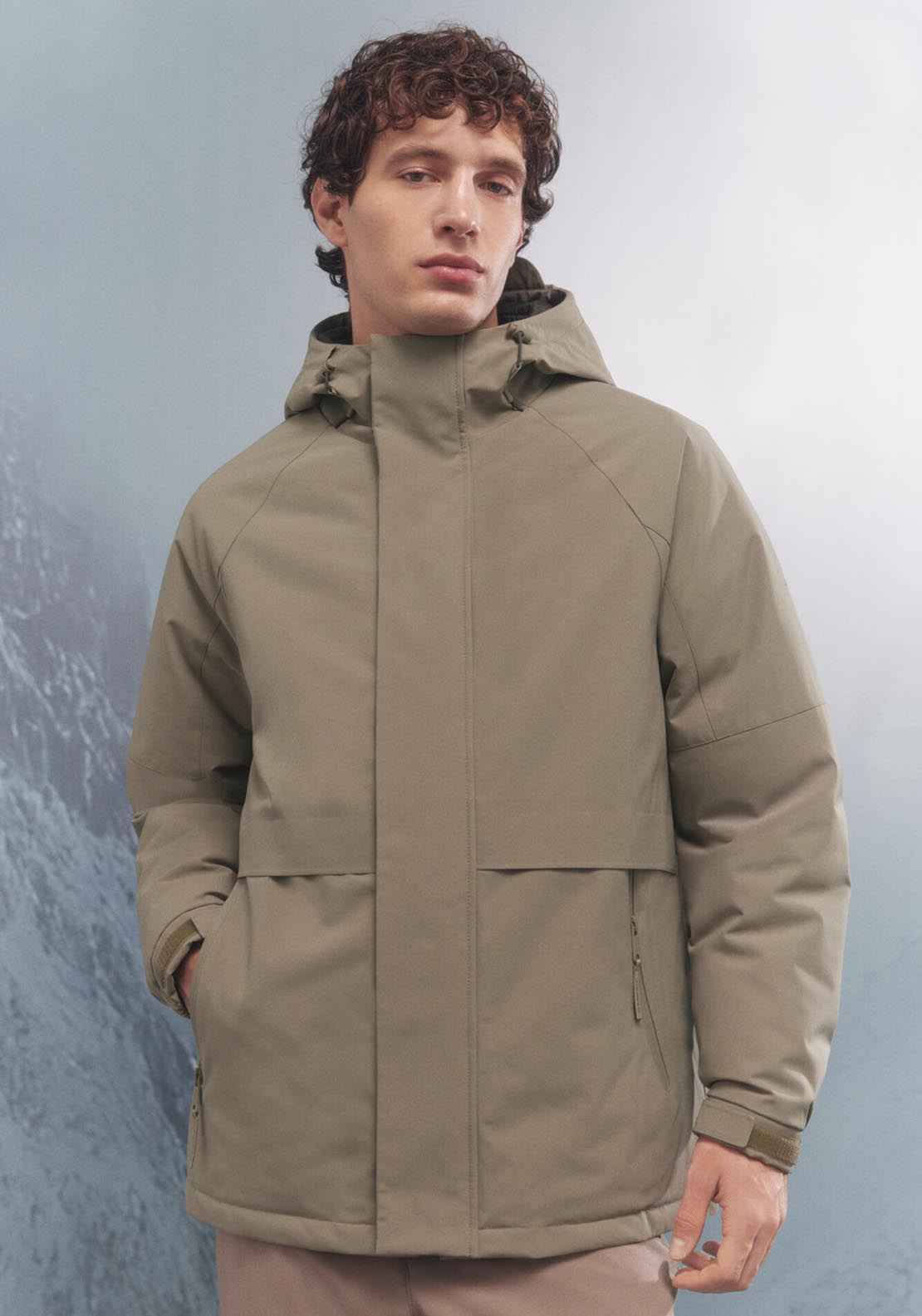 Springfield Thermal Padded Parka - Green 1 Shaws Department Stores