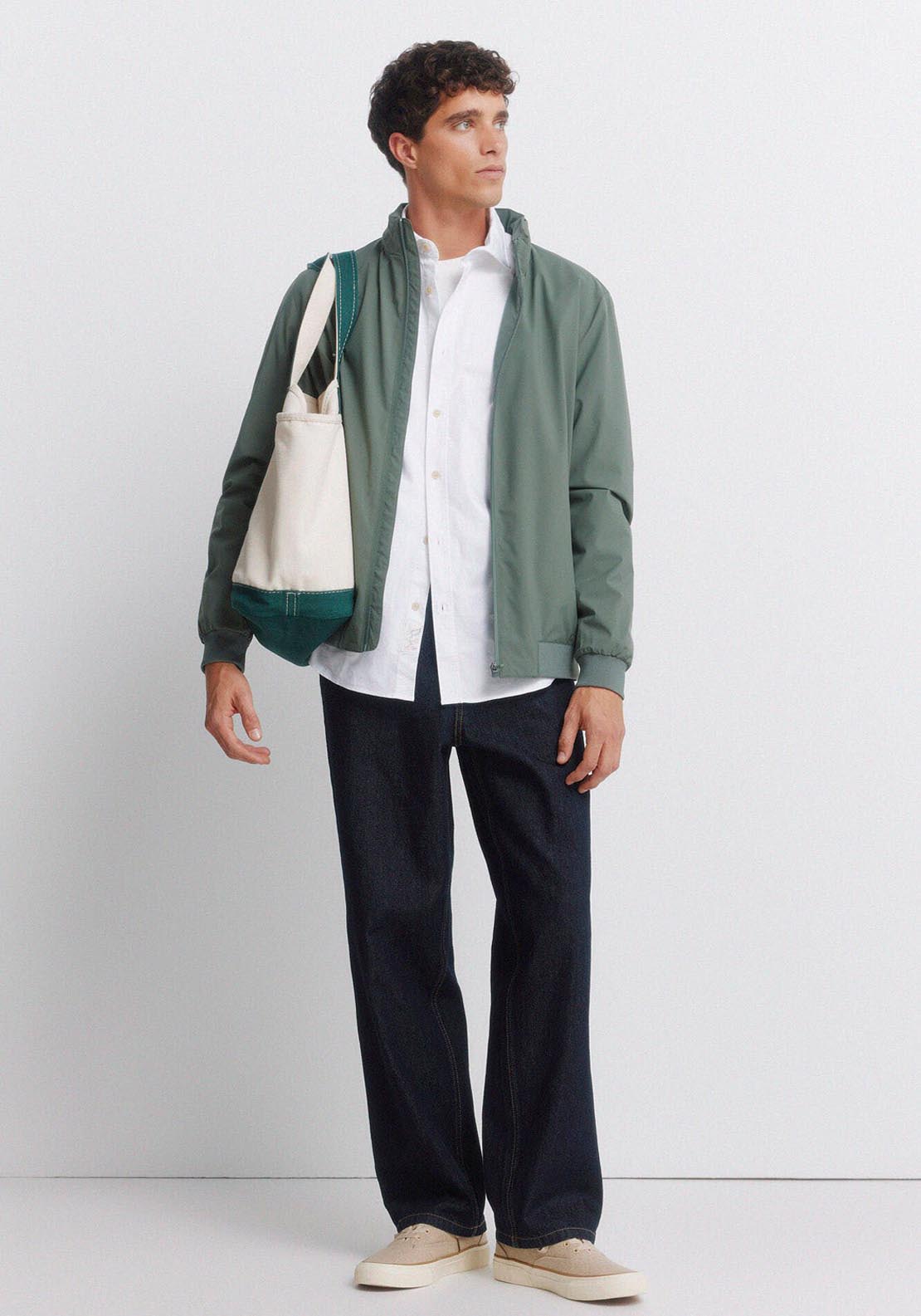 Springfield Technical Hooded Jacket - Green 9 Shaws Department Stores
