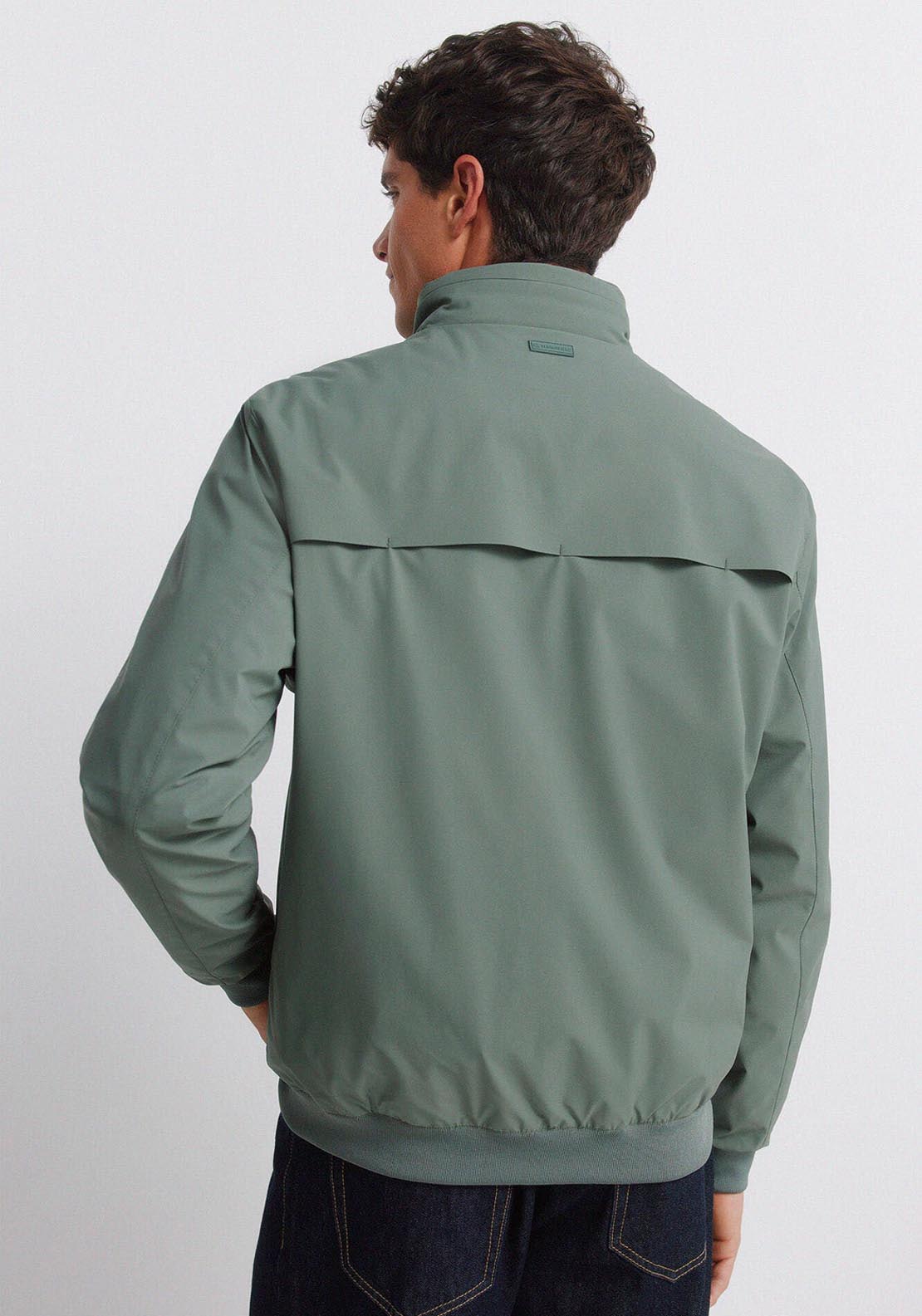 Springfield Technical Hooded Jacket - Green 2 Shaws Department Stores