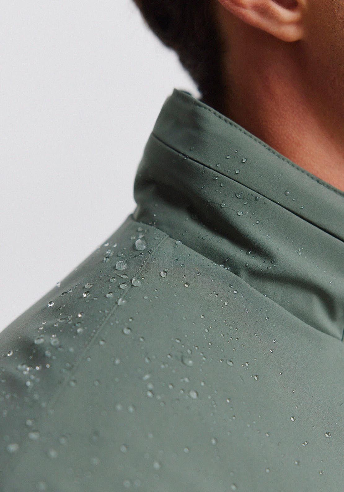 Springfield Technical Hooded Jacket - Green 4 Shaws Department Stores