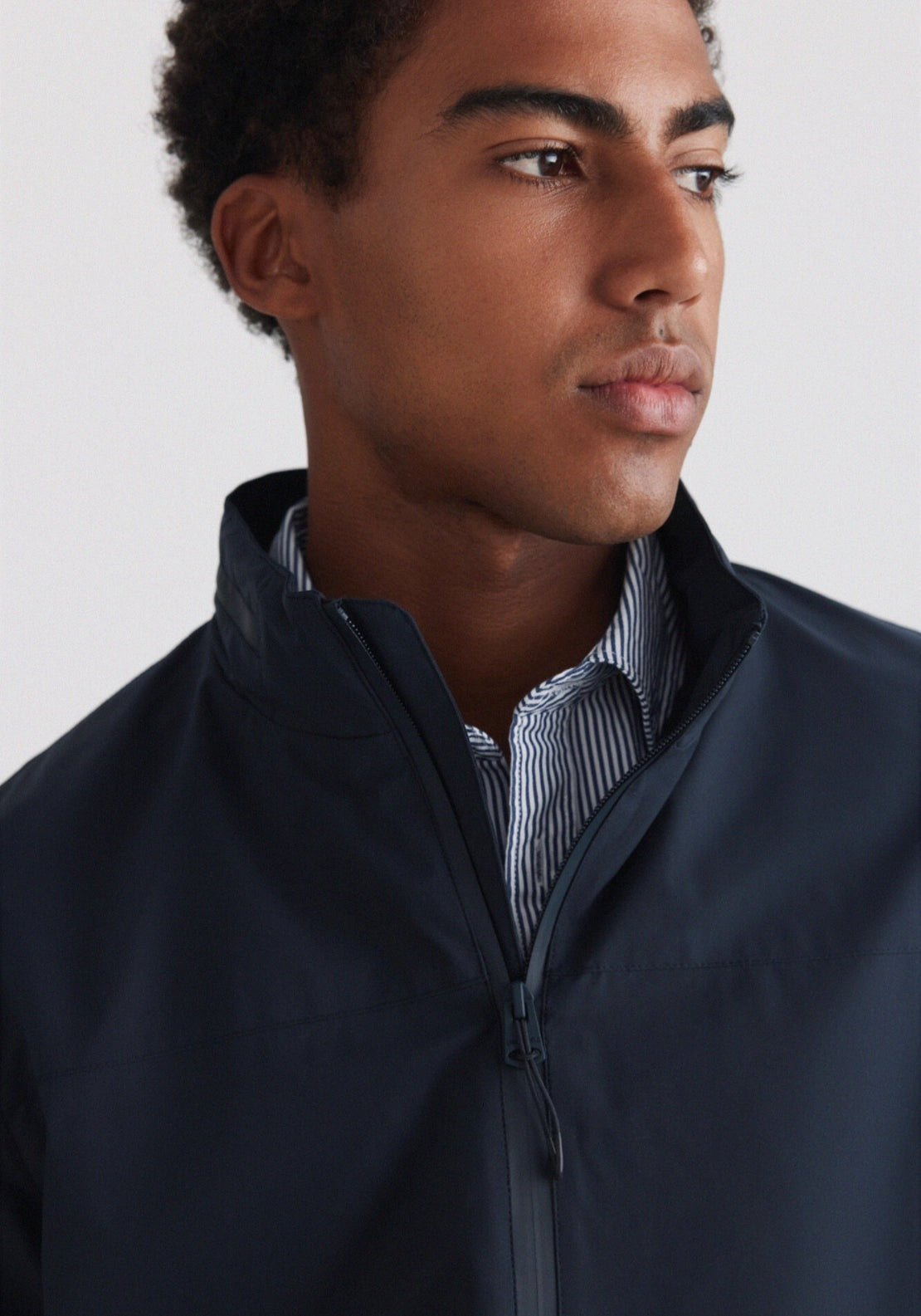 Light Tech Funnel Jacket - Blue