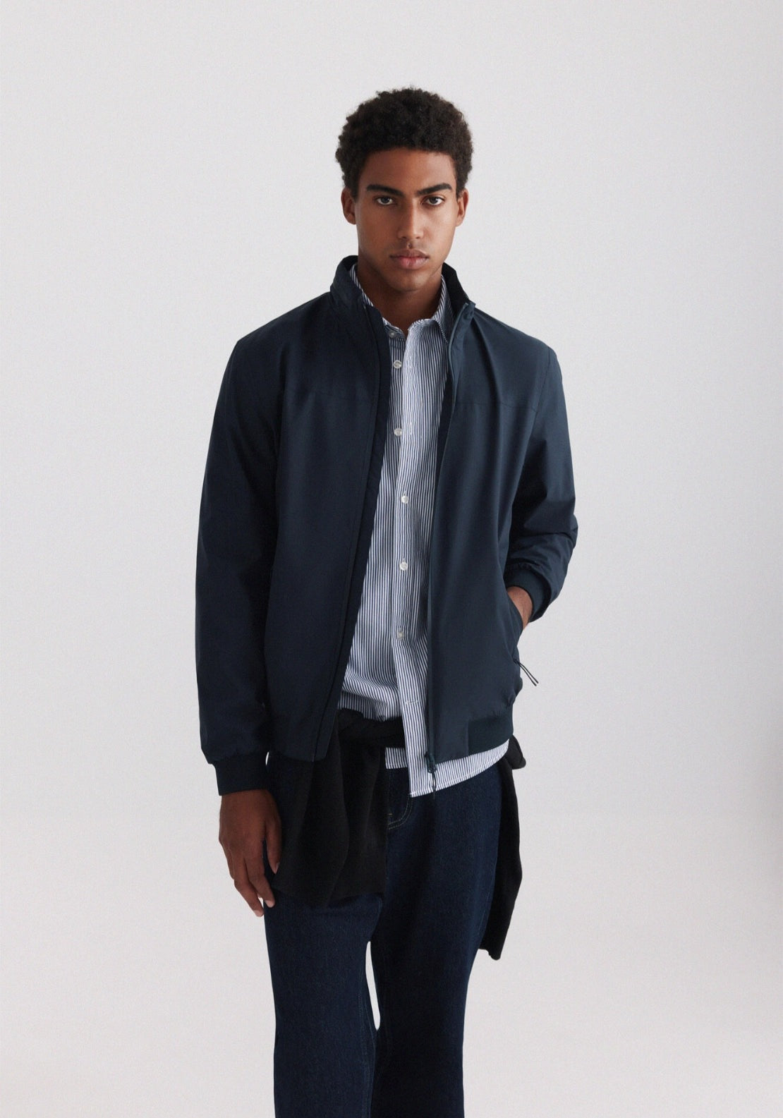 Light Tech Funnel Jacket - Blue