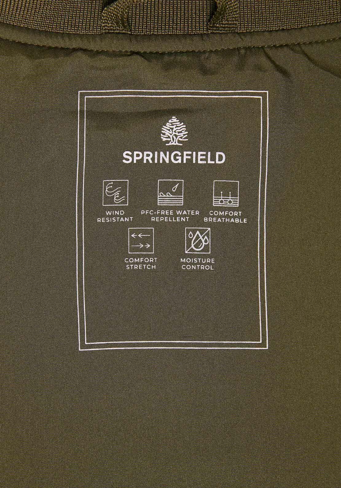 Springfield Technical bomber - Green 8 Shaws Department Stores