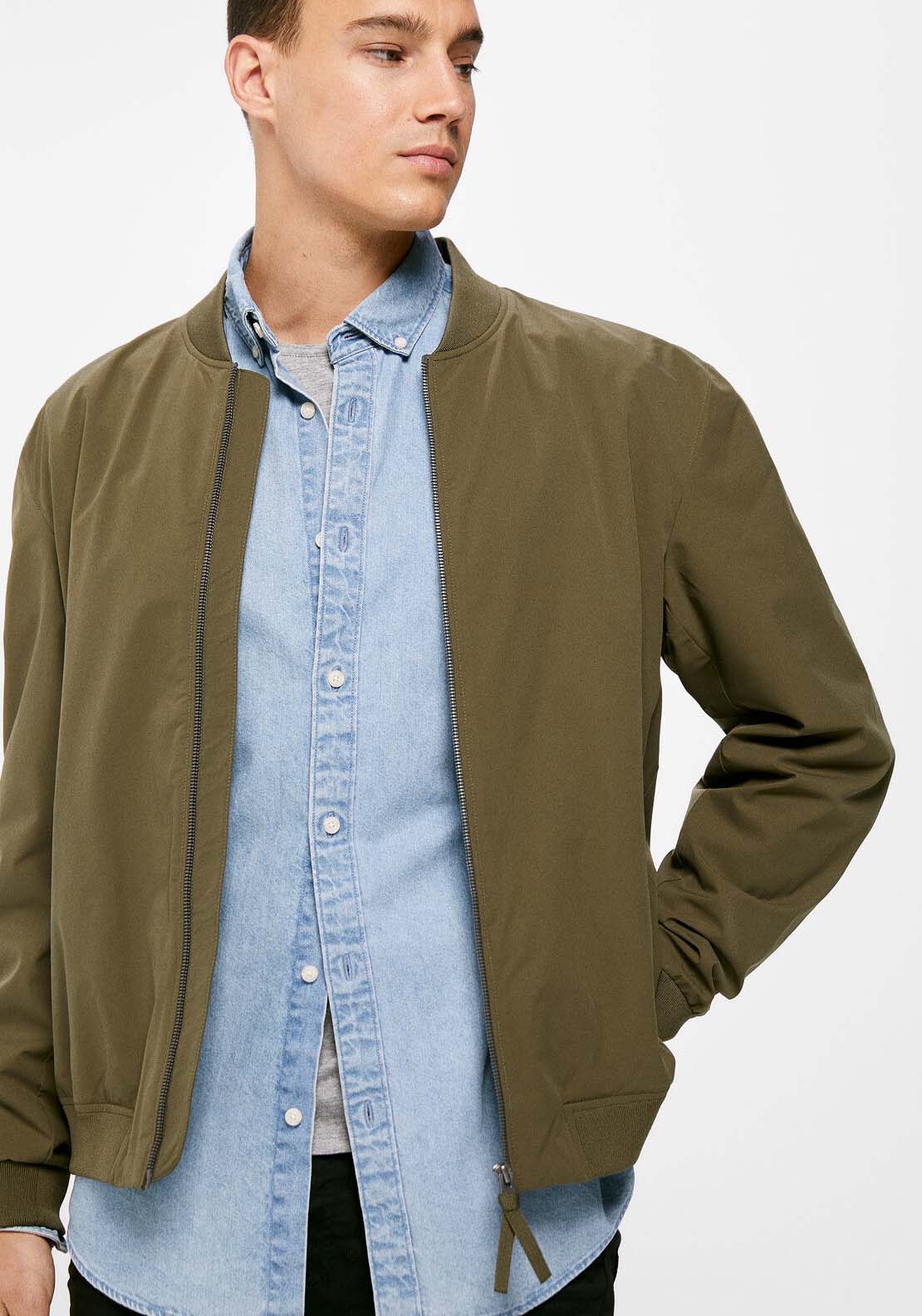 Springfield Technical bomber - Green 1 Shaws Department Stores