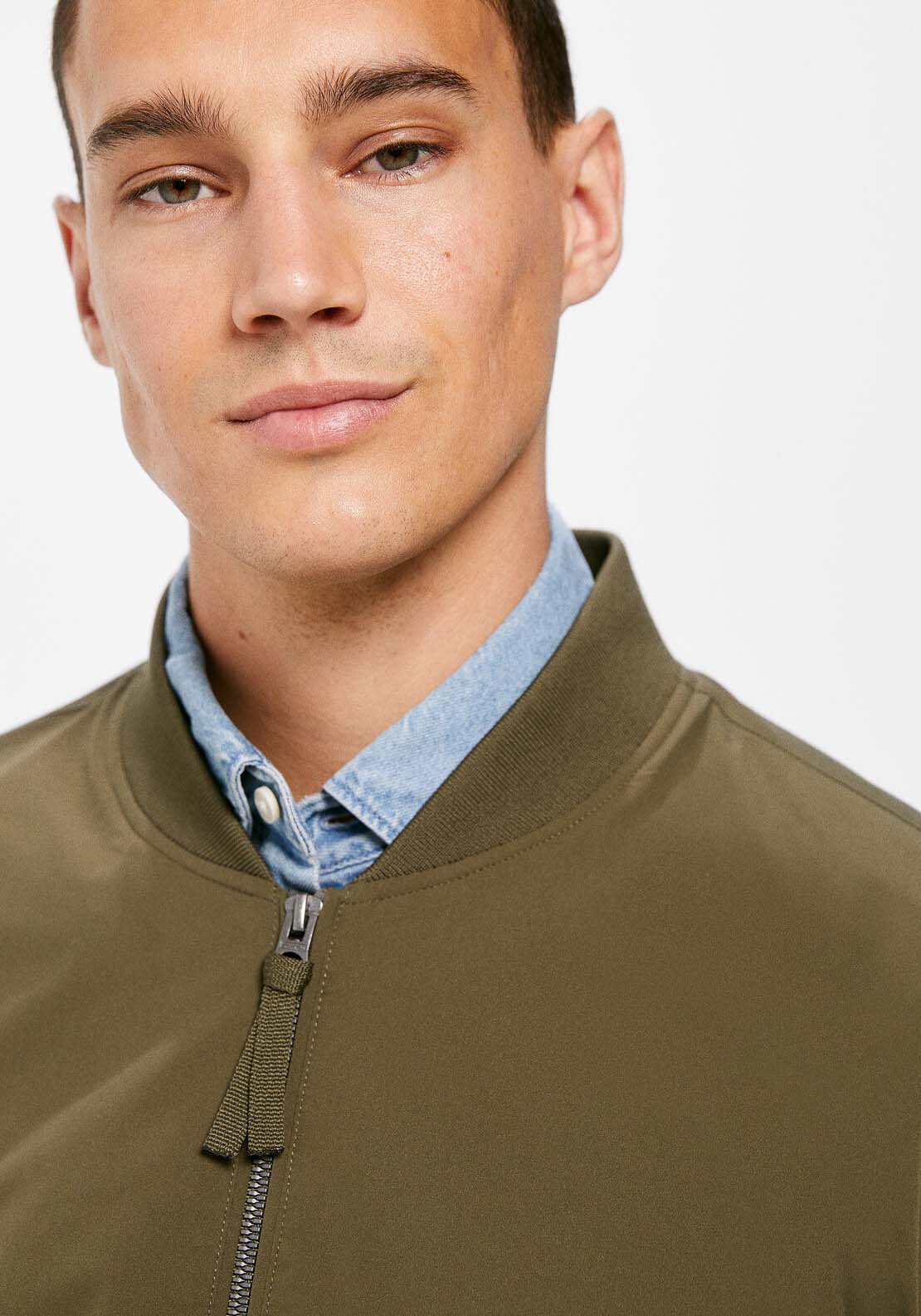 Springfield Technical bomber - Green 7 Shaws Department Stores