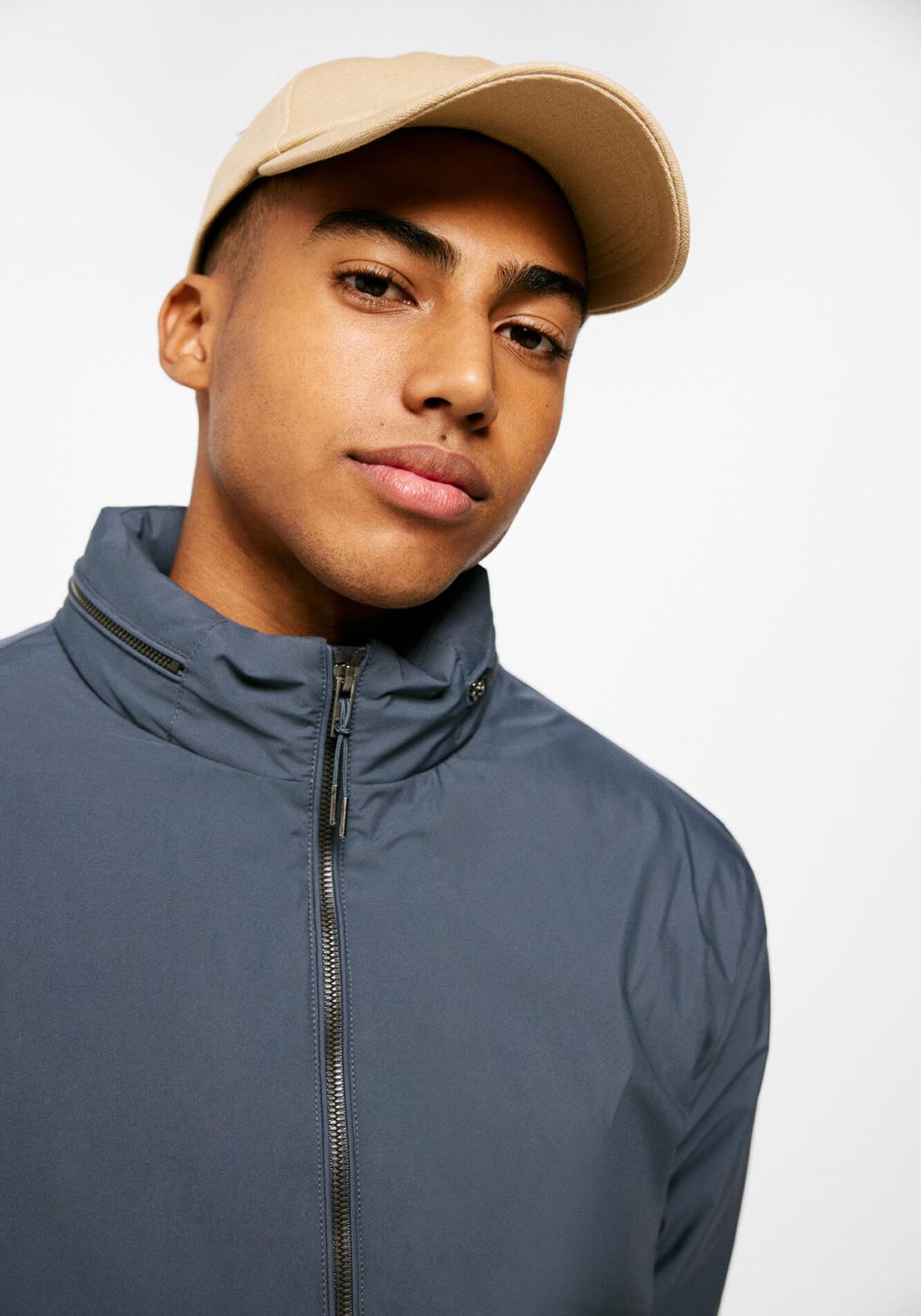 Springfield Technical quilted jacket - Blue 6 Shaws Department Stores