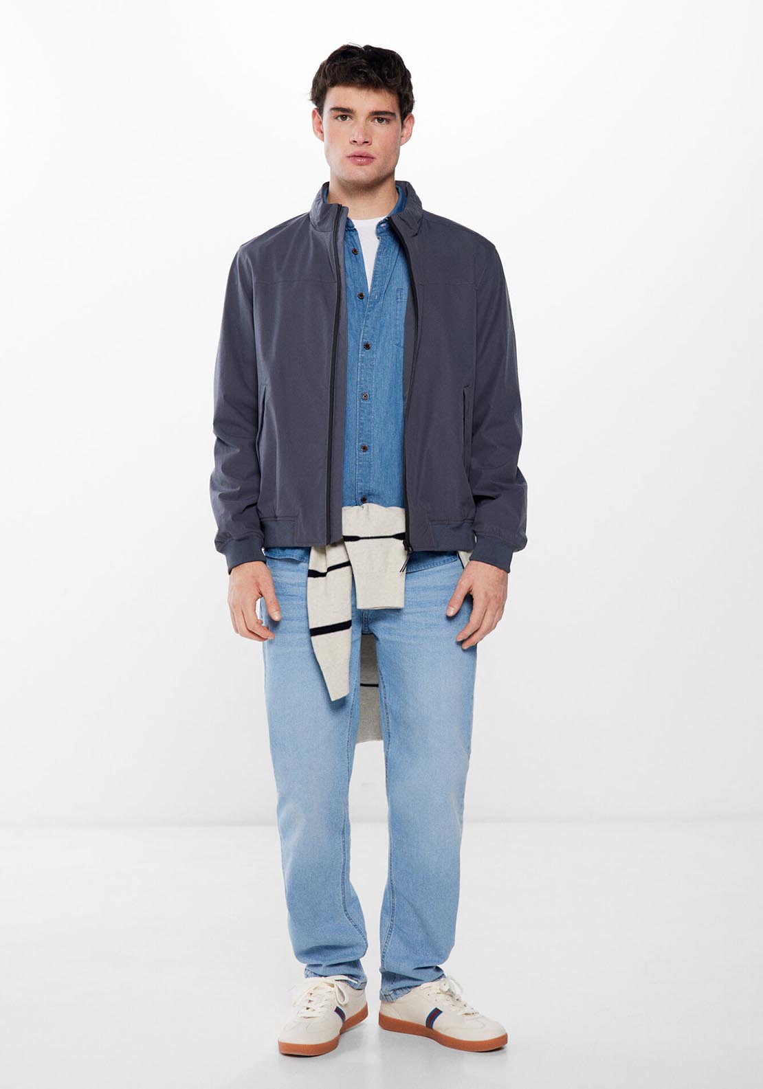 Springfield Technical jacket - Blue 2 Shaws Department Stores