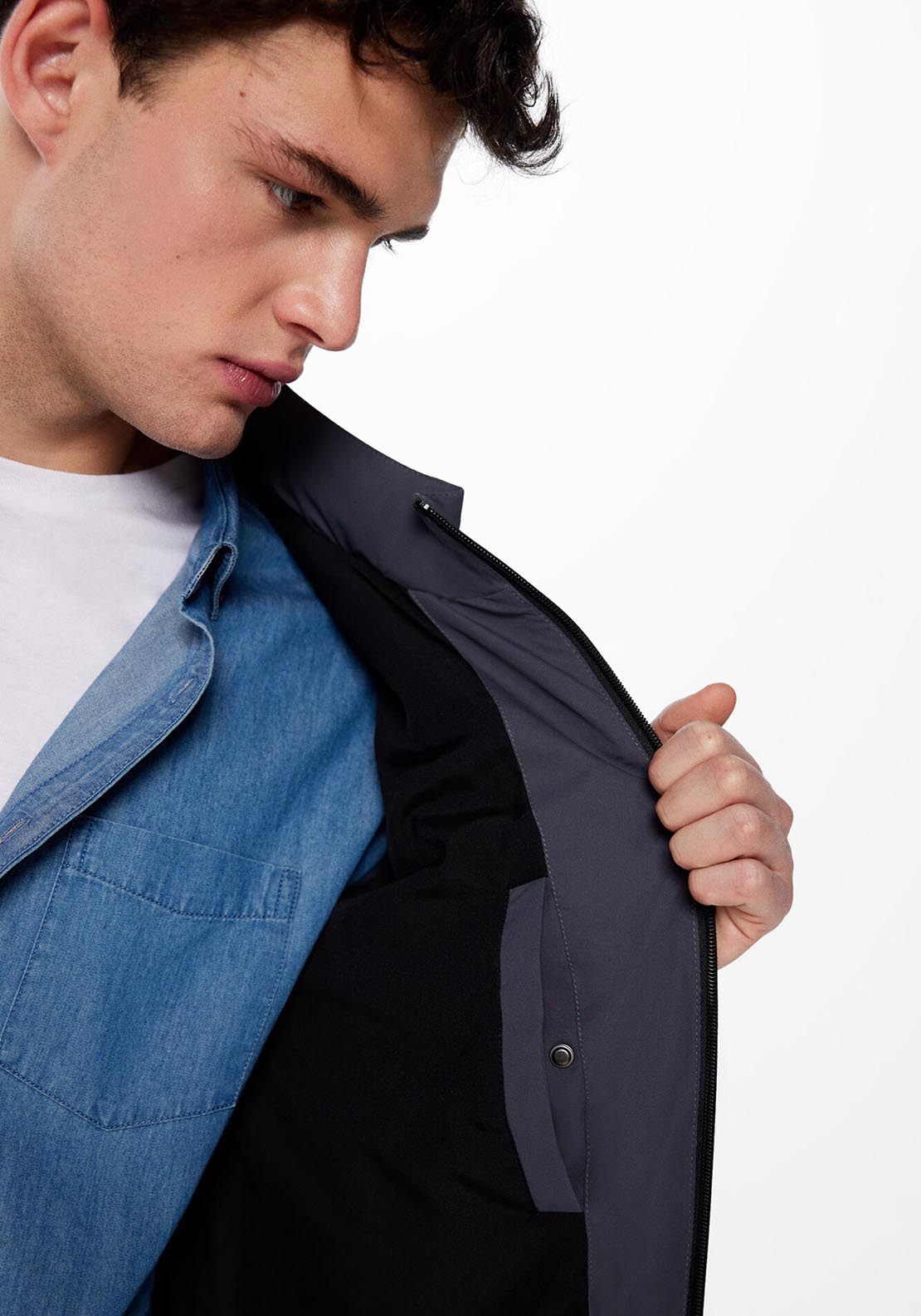 Springfield Technical jacket - Blue 5 Shaws Department Stores
