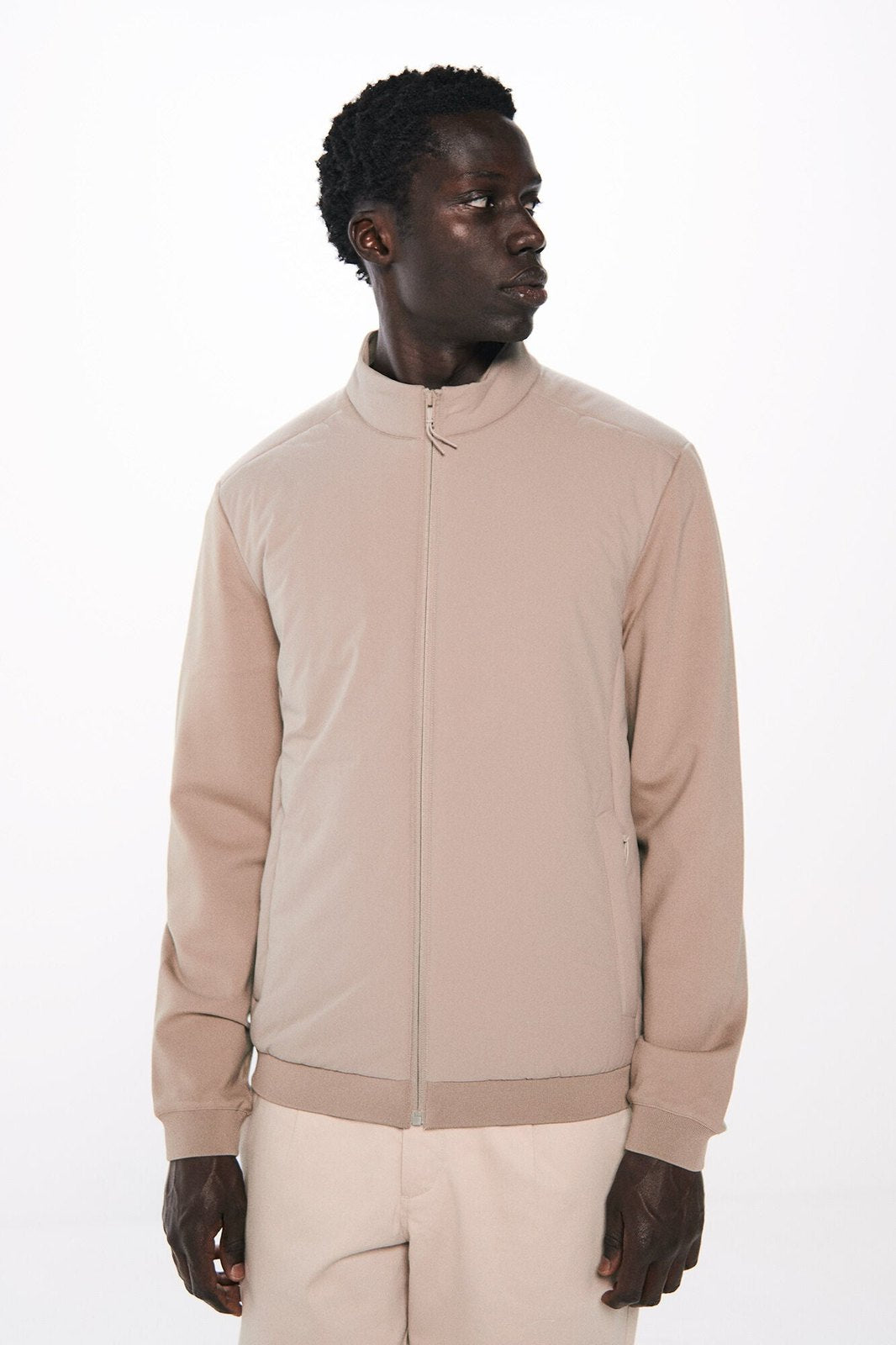 Springfield Combined quilted jacket - Sand 7 Shaws Department Stores