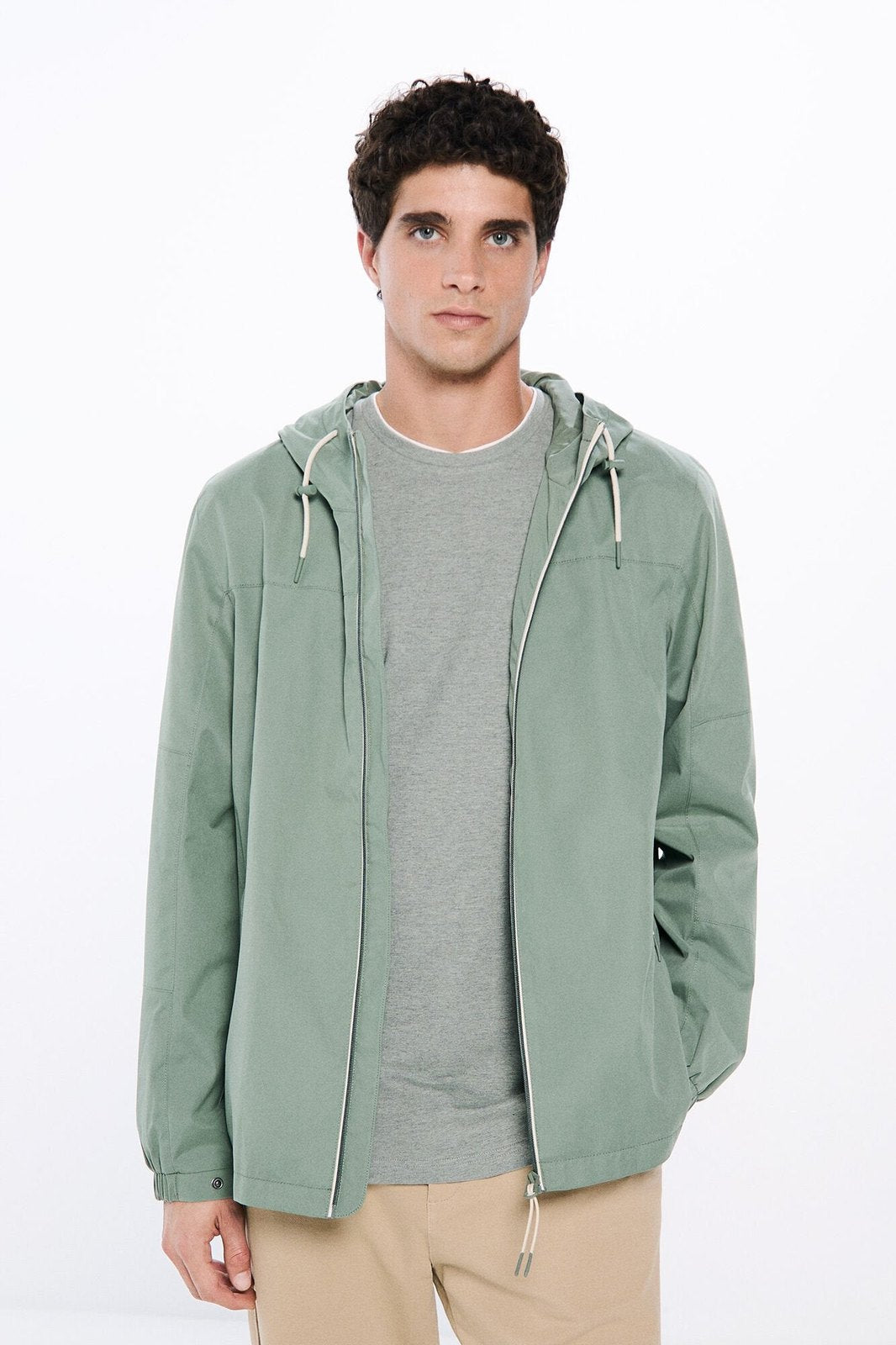 Springfield Technical parka - Green 1 Shaws Department Stores