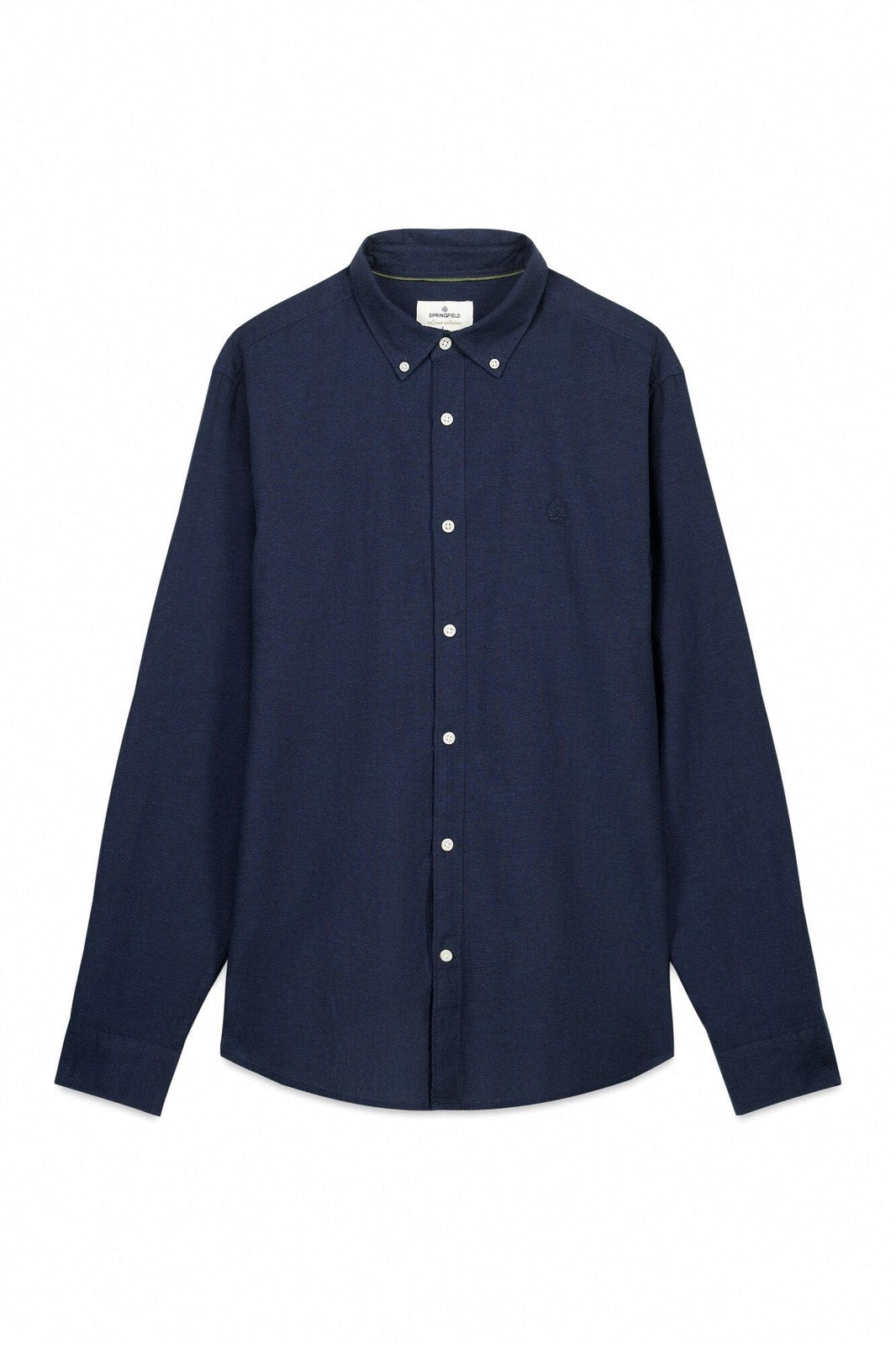 Cotton Linen Shirt - Blue