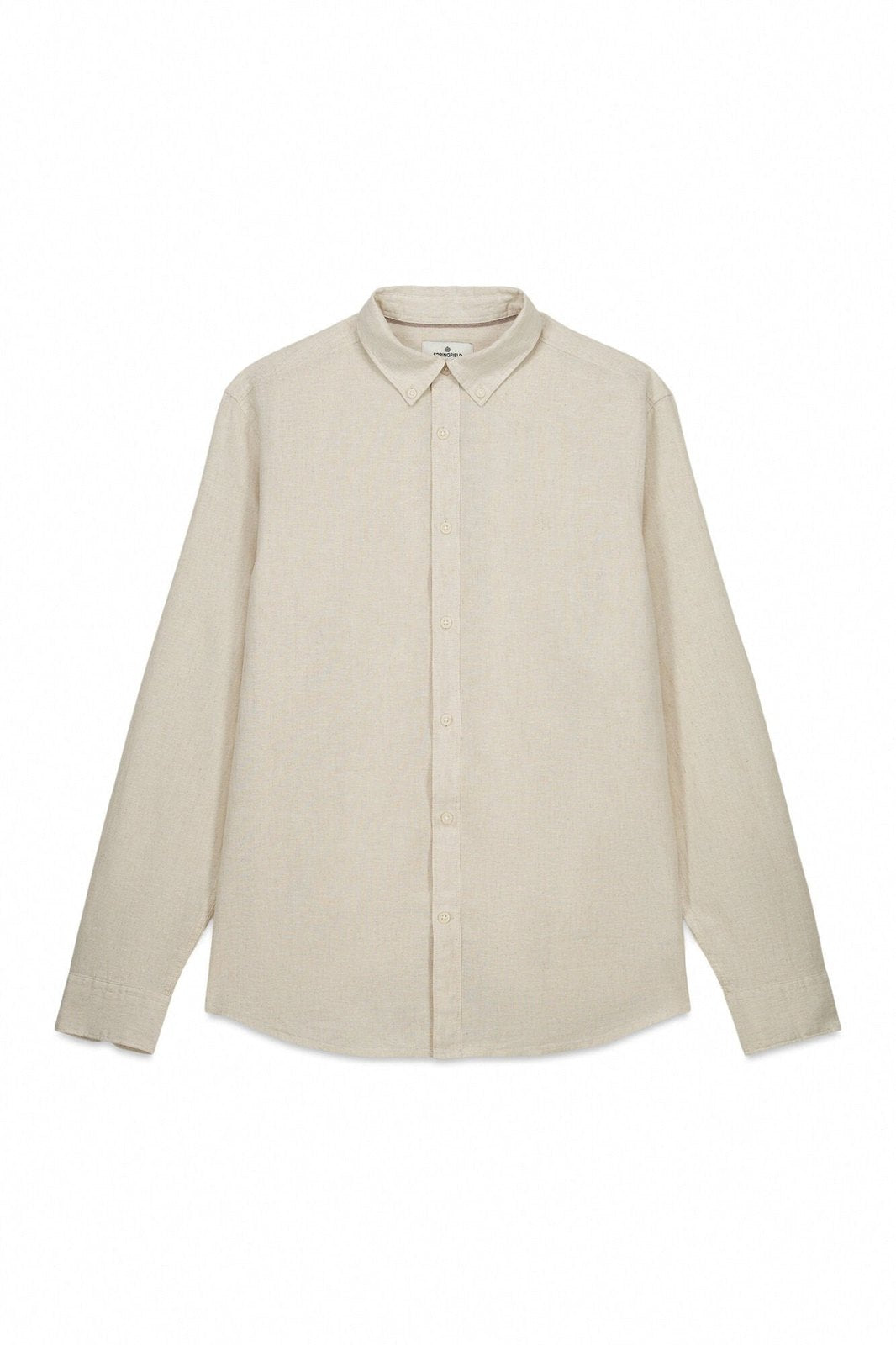 Cotton Linen Shirt - Beige