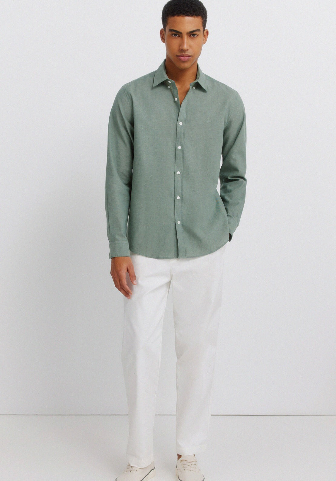 Linen Shirt - Green