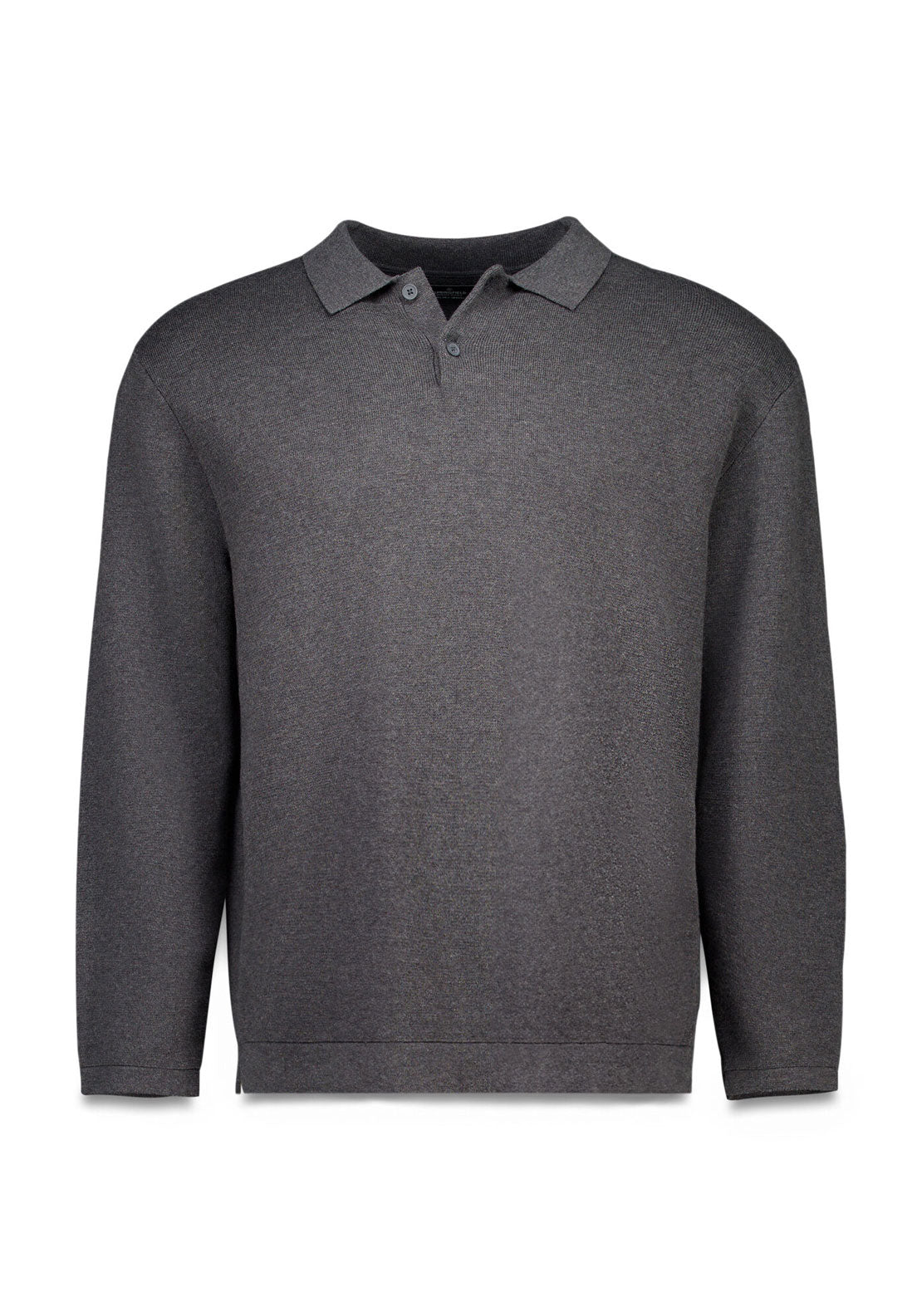 Springfield Polo Shirt Neck Jumper - Grey 6 Shaws Department Stores