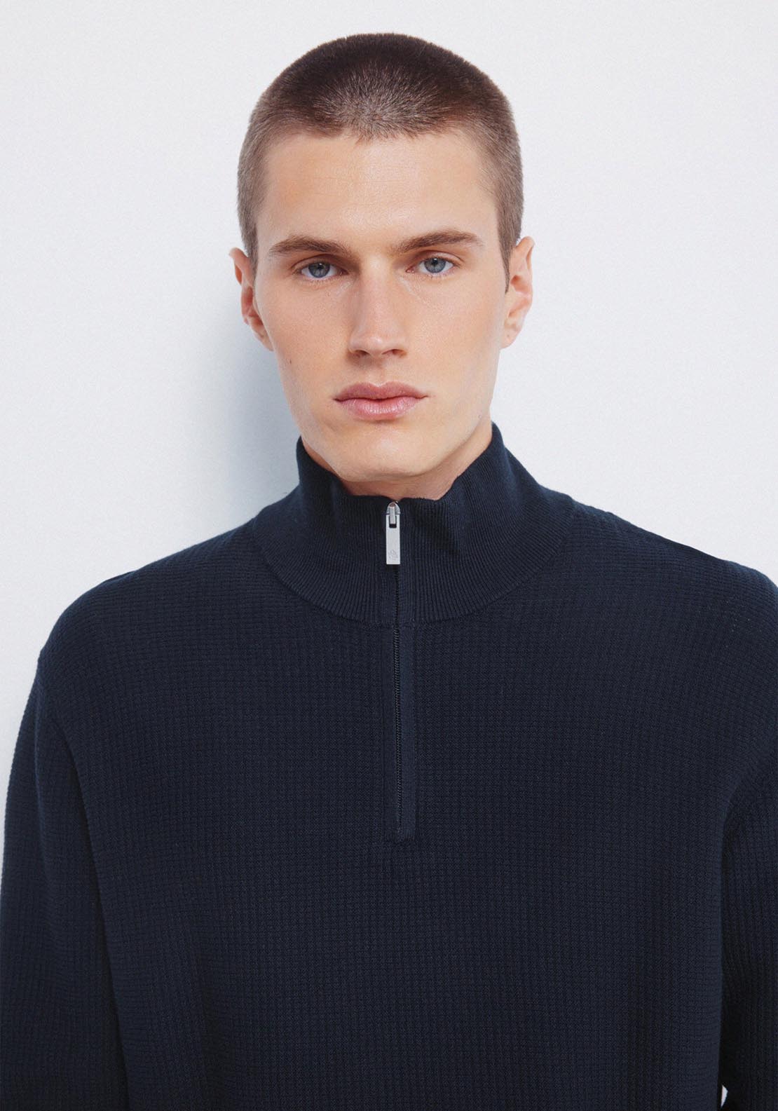Springfield Zip Jumper - Blue 3 Shaws Department Stores