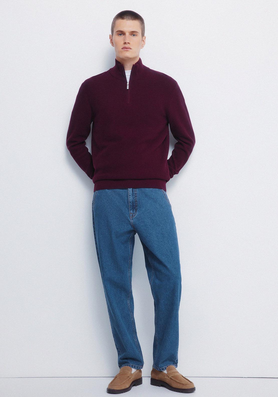 Springfield Zip Jumper - Red 5 Shaws Department Stores