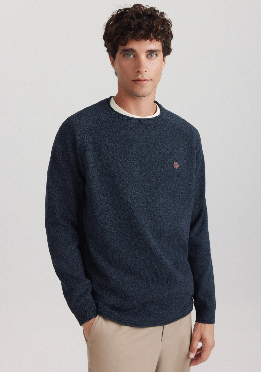 Roll Up Knit - Blue