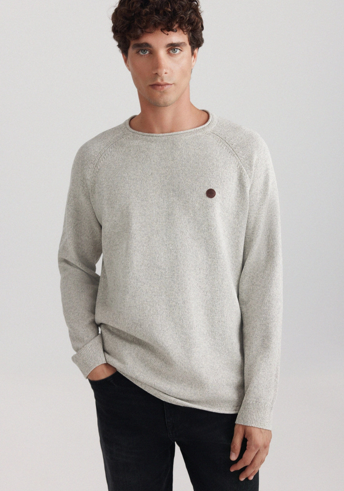 Roll Up Knit - Grey / Silver