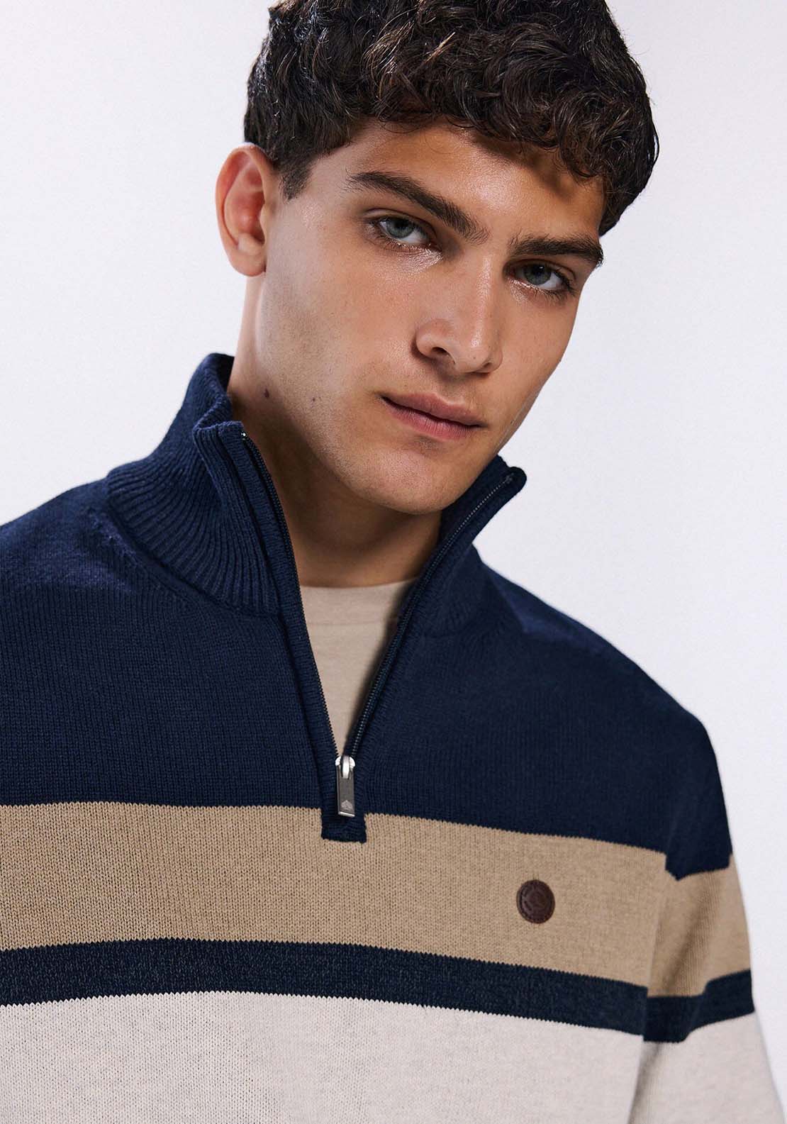 Springfield Long Sleeve Sweater - Grey 5 Shaws Department Stores