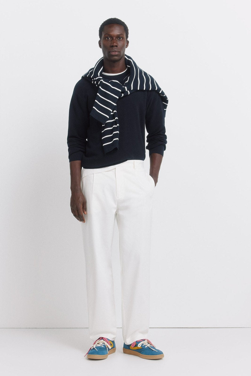 Basic Structured Knit - Navy