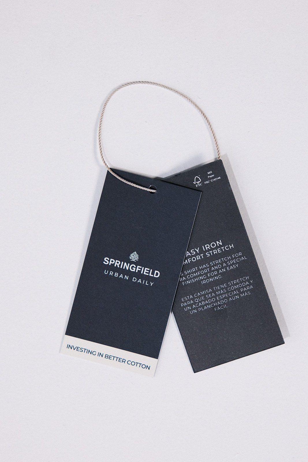 Springfield Textured jumper - Blue 4 Shaws Department Stores