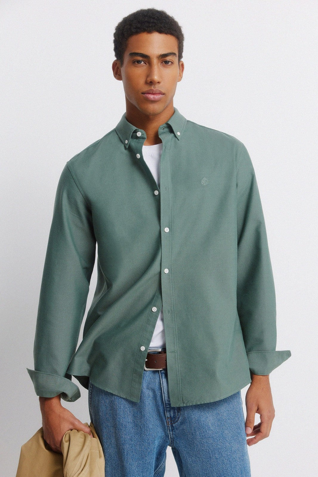 Oxford Wrinkle-Free Shirt - Green