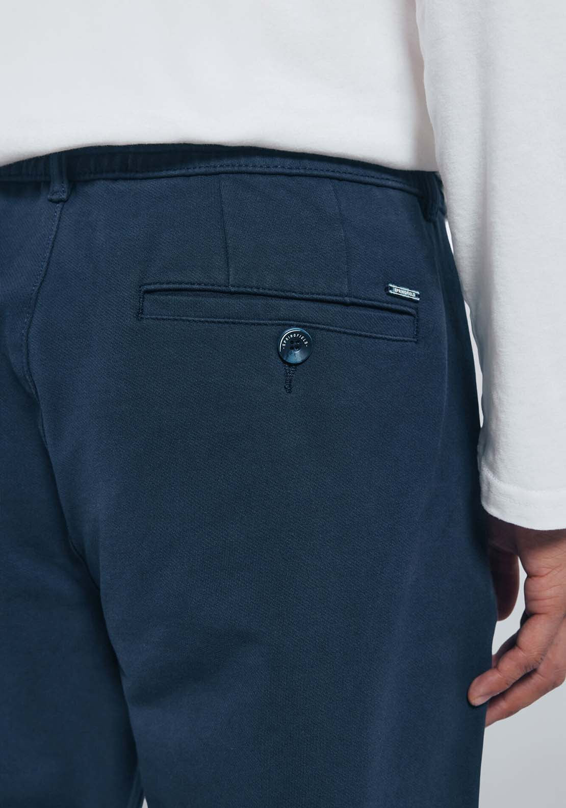 Slim Fit Comfort Chinos - Blue