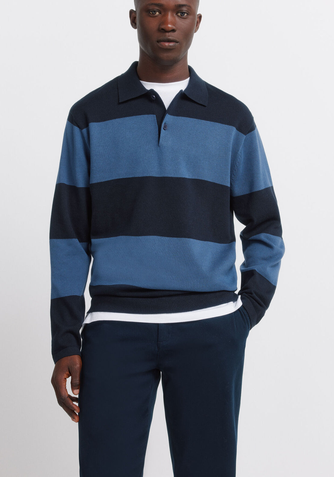 Regular Fit Chinos - Dark Blue