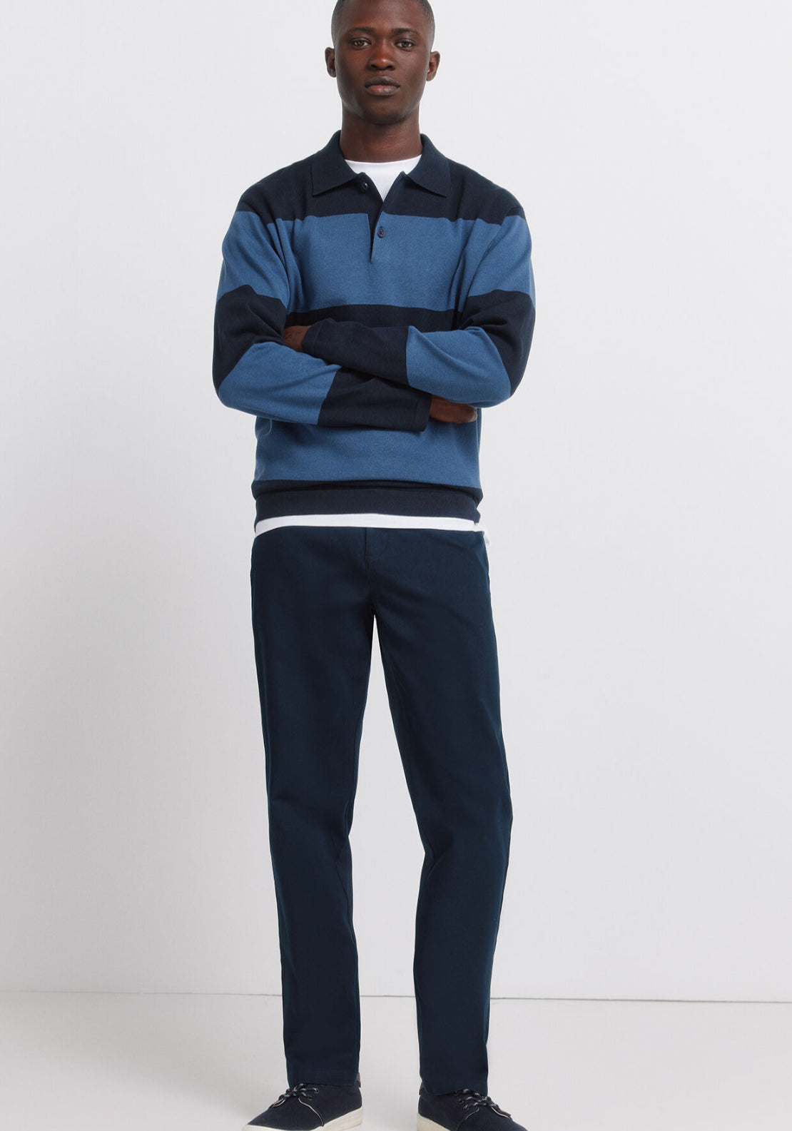 Regular Fit Chinos - Dark Blue