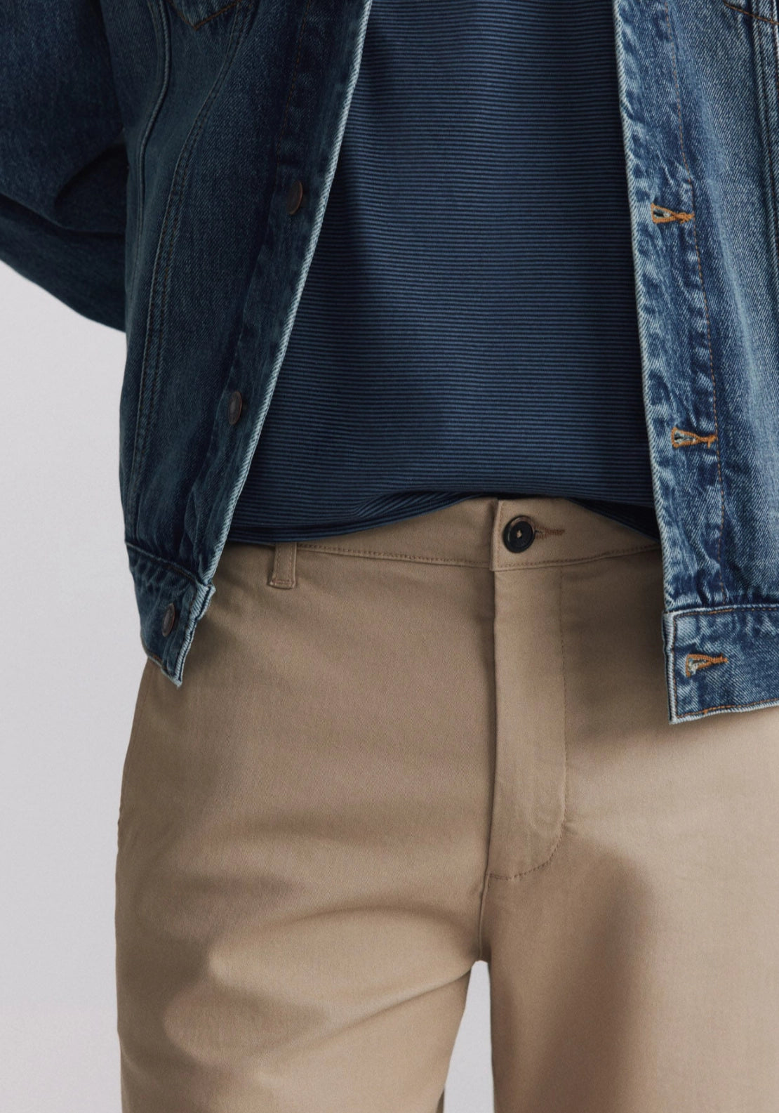 Slim Fit Basic Chino - Beige