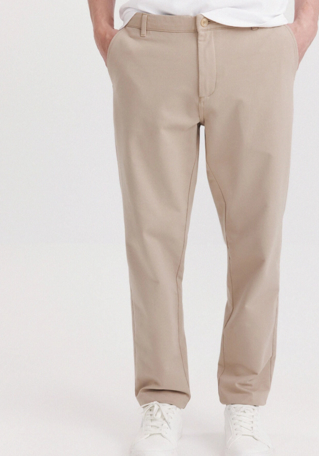 Slim Knit Chino - Beige