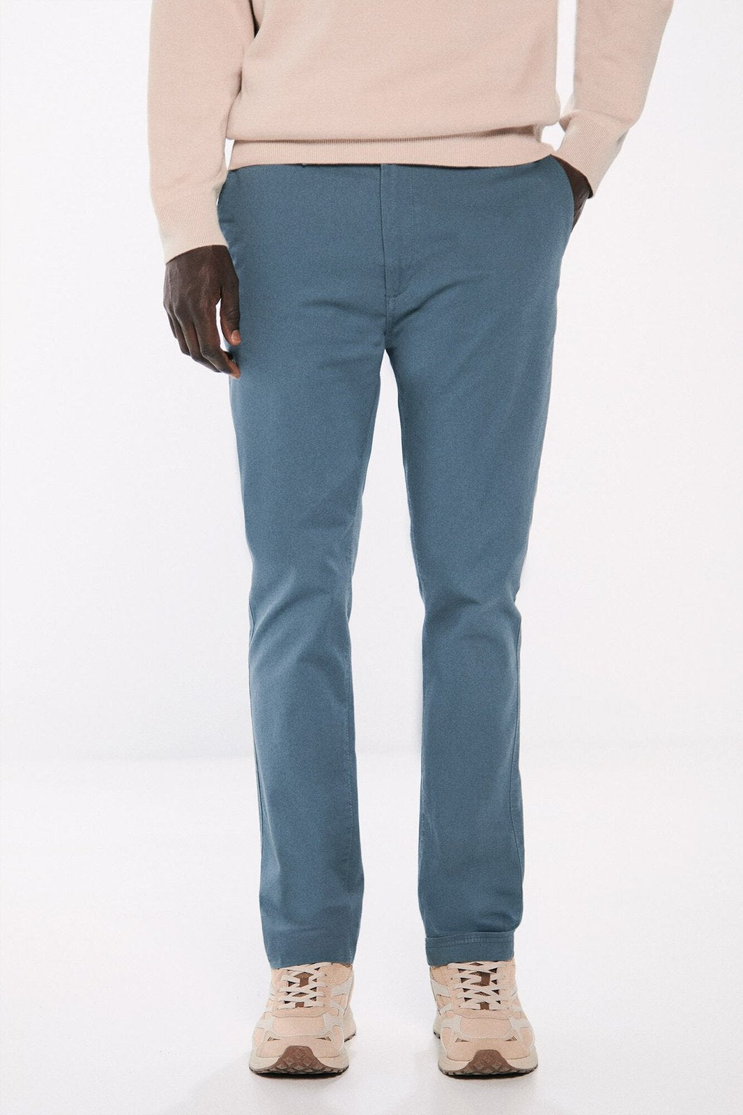 Springfield Skinny fit chinos pants - Blue 8 Shaws Department Stores