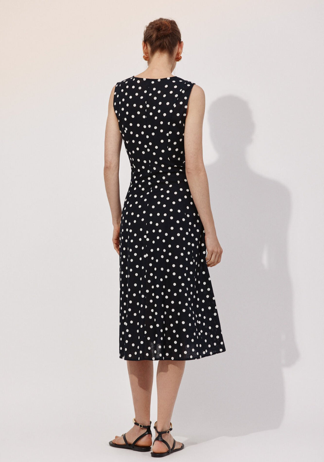 Cortefiel Print Dots Cotton Dress - Multicolour 2 Shaws Department Stores