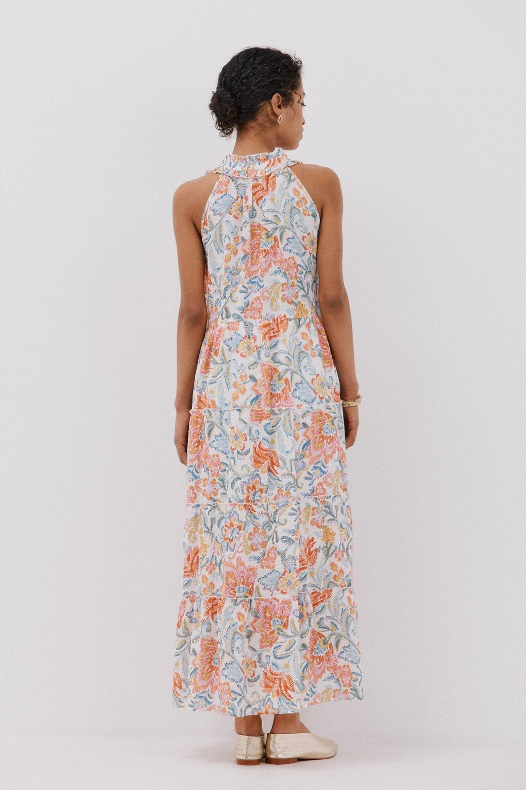 Cortefiel Long Sleeve Dress - Multicoloured 5 Shaws Department Stores