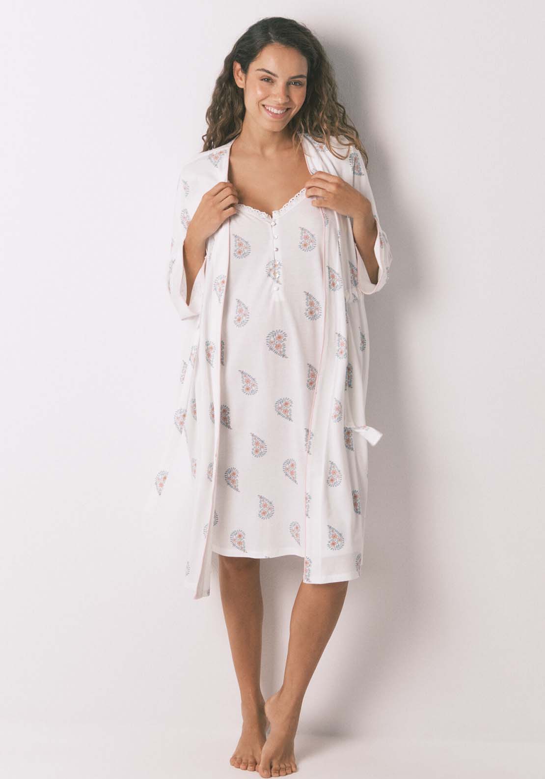 Medium Robe - White