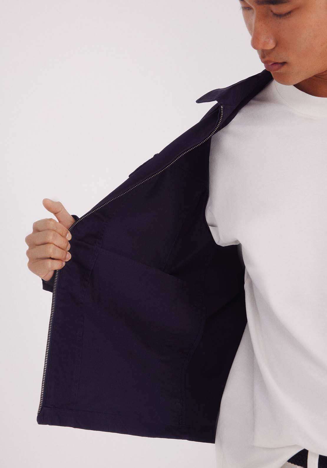 Cotton Overshirt - Blue
