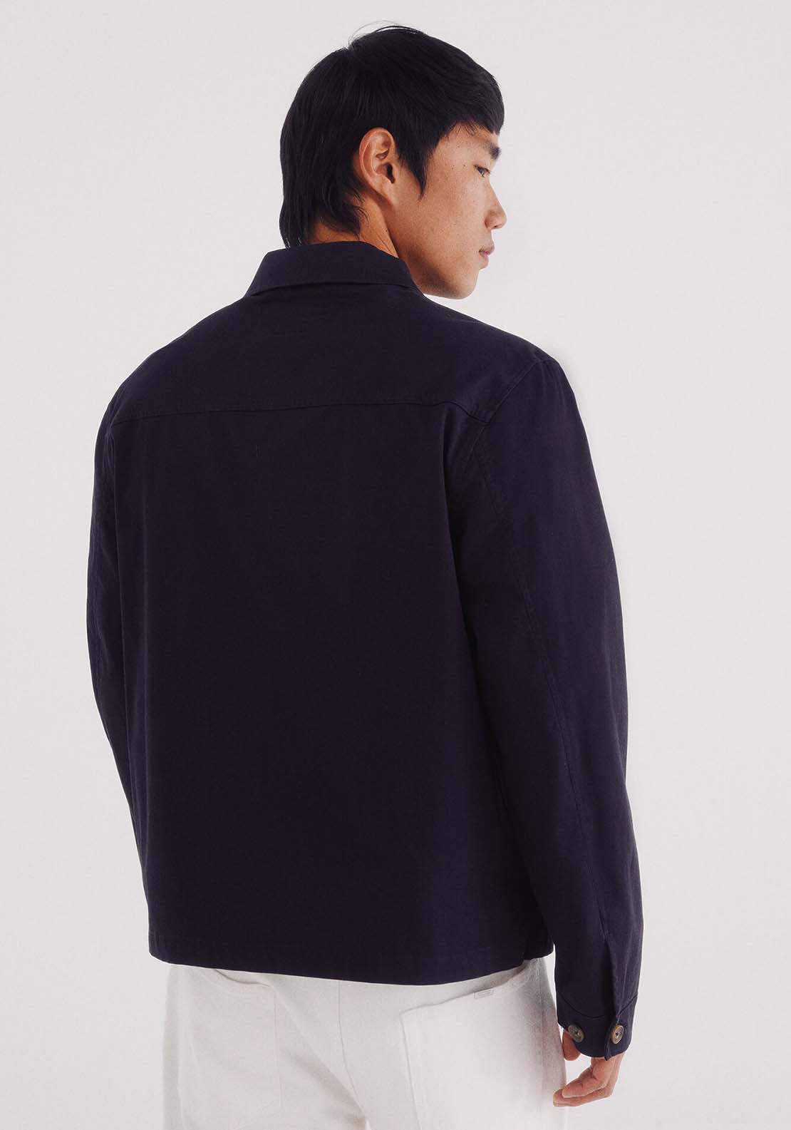 Cotton Overshirt - Blue