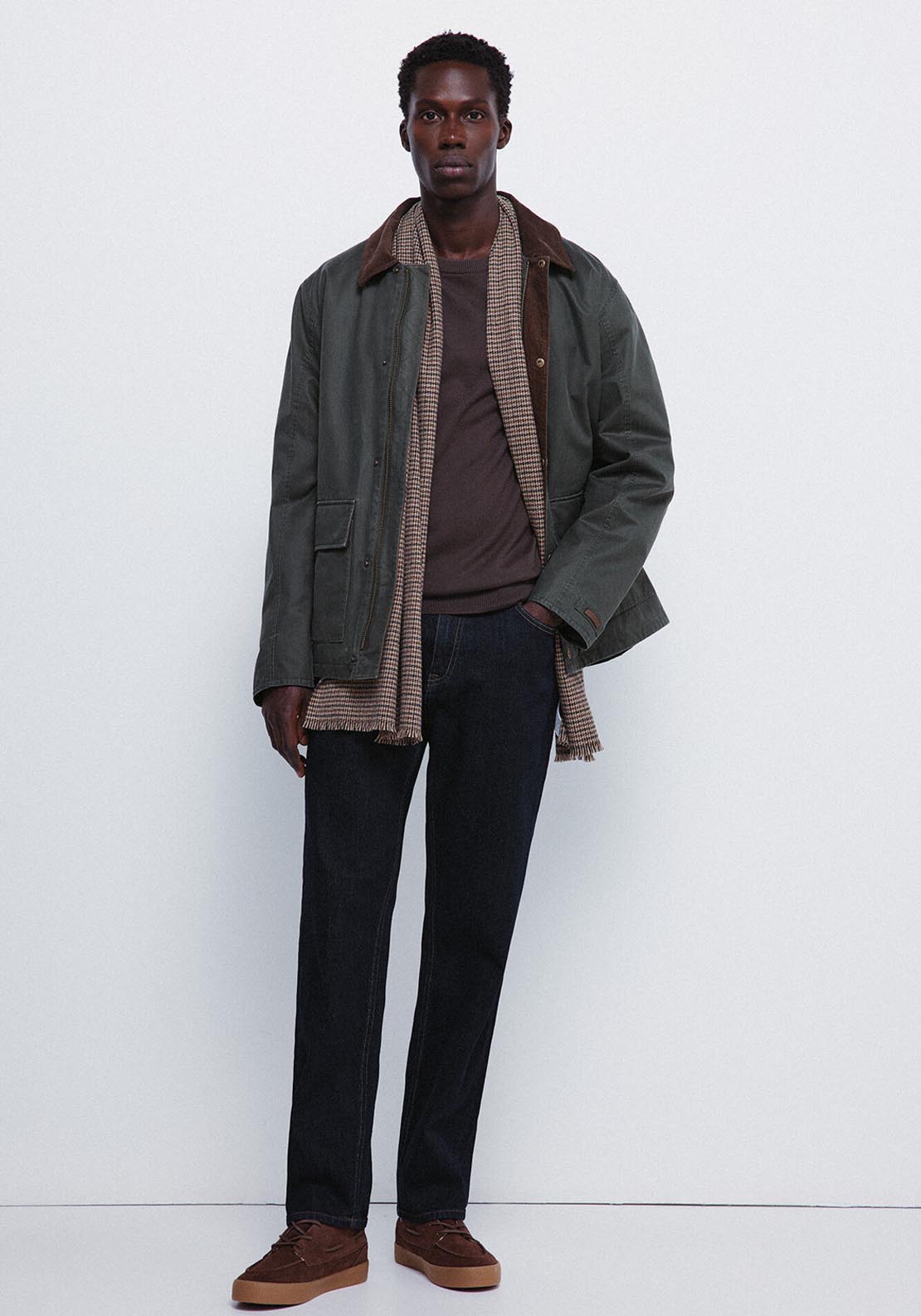 Waxed Parka - Medium Khaki