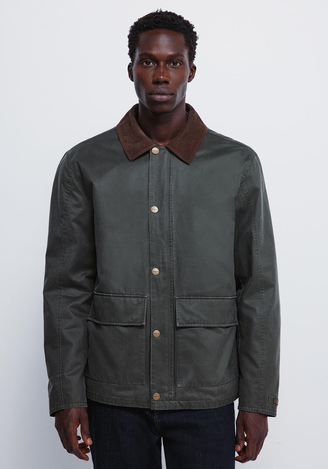 Waxed Parka - Medium Khaki