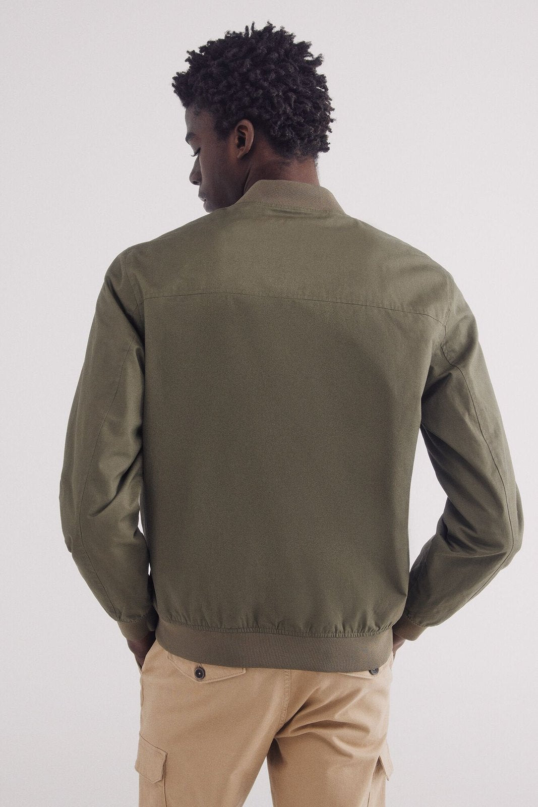 Springfield Light bomber - Green 2 Shaws Department Stores